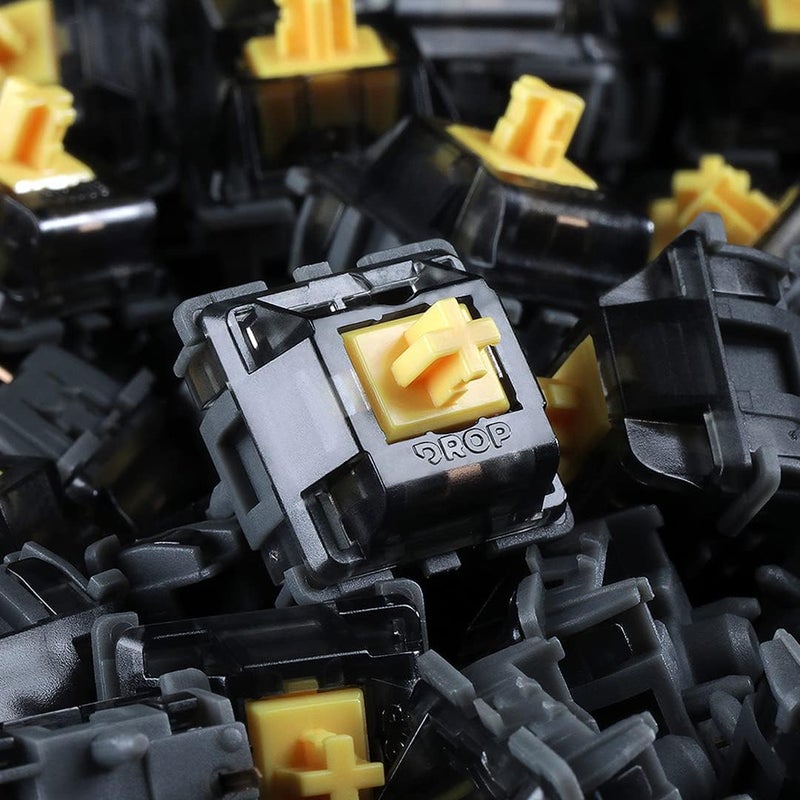 Drop Holy Panda X Mechanical Keyboard Switches - PCB Mount Quiet & Tactile Switches, Cherry MX Style, 65g, (35 PCS, 5-Pin), Black - Image 2